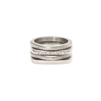 Ring Breil Woman in Steel Cristallo TJ3203 - TJ3203